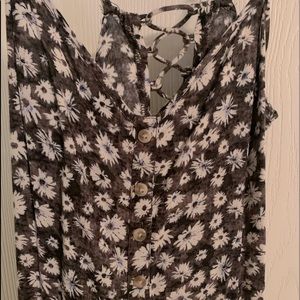 Bohemian floral maxi dress